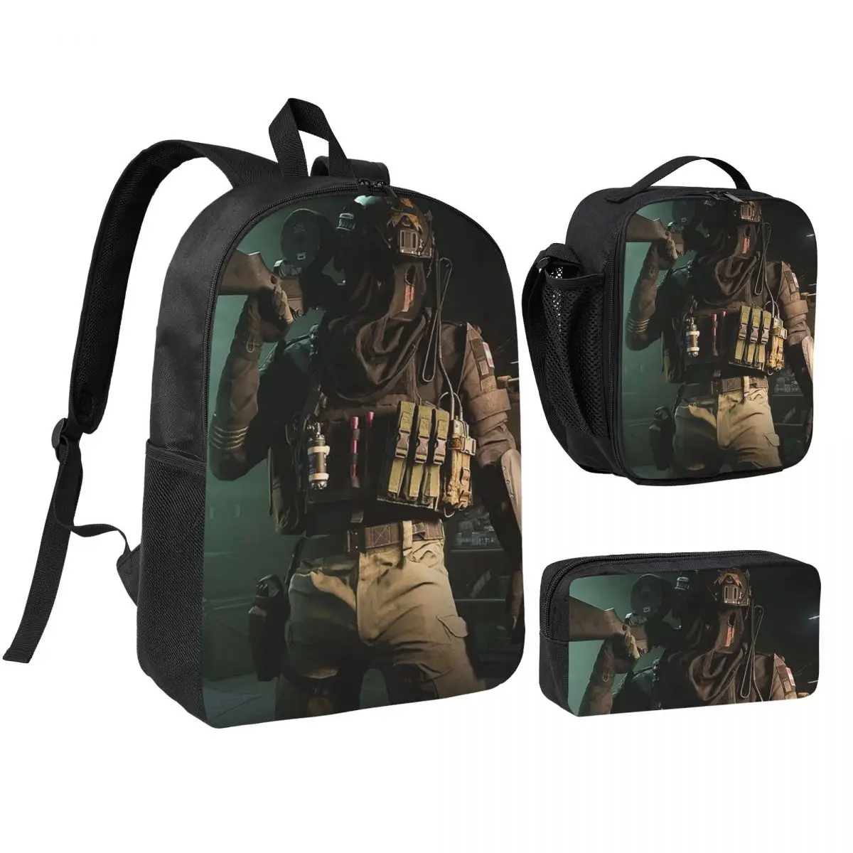 Konig Backpack Student BookBag School Bag Shoulder Bags 3ps Insulated Lunch Bag Pencil Case
Konig Backpack Student BookBag School Bag Shoulder Bags 3ps Insulated Lunch Bag Pencil Case
