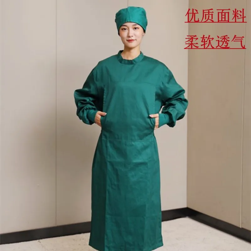 100% Cotton Surgical Scrubs, Unisex Long Sleeve Operating Gown, Half Wrap Isolation Gown for Hospital Medical Staff
100% Cotton Surgical Scrubs, Unisex Long Sleeve Operating Gown, Half Wrap Isolation Gown for Hospital Medical Staff