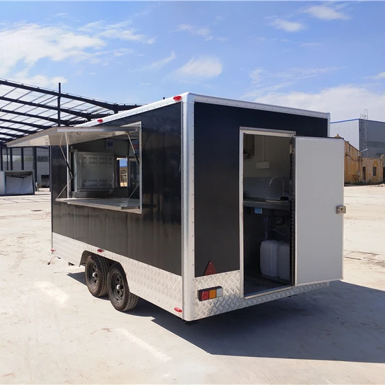 Custom Size Grill Equipment Mobile Kitchen Food Van Fast Food Truck Customized Mobile Tacos Restaurant Cart Snack Food Trailer
Custom Size Grill Equipment Mobile Kitchen Food Van Fast Food Truck Customized Mobile Tacos Restaurant Cart Snack Food Trailer