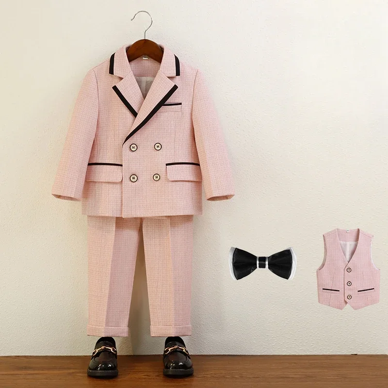Spring Boys School Uniform Fashion Plaid Handsome Piano Performance Suit for Children 1 2 3 4 6 8 Y Toddler Birthday Blazer Set
Spring Boys School Uniform Fashion Plaid Handsome Piano Performance Suit for Children 1 2 3 4 6 8 Y Toddler Birthday Blazer Set
