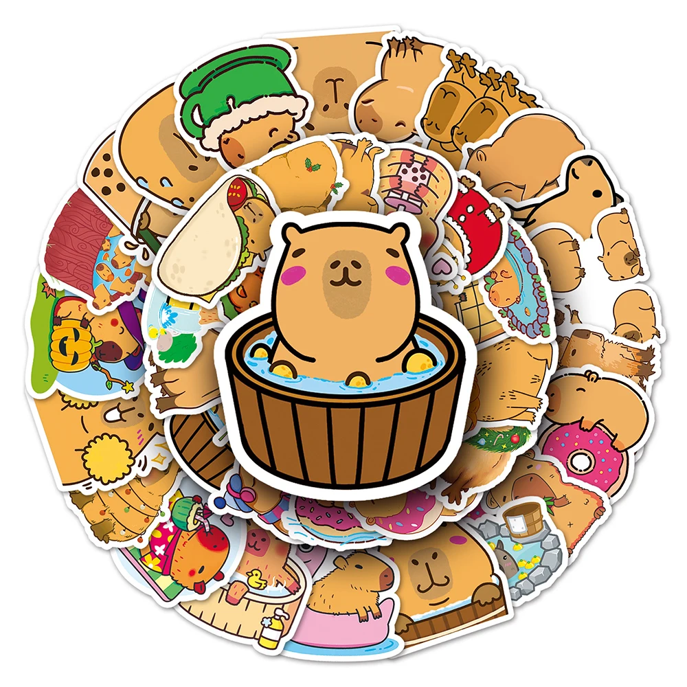 10/30/50pcs Kawaii Plump Capybara Animals Stickers Cartoon Decals Laptop Scrapbook Phone Guitar Car Stationery Sticker Kids Toys
10/30/50pcs Kawaii Plump Capybara Animals Stickers Cartoon Decals Laptop Scrapbook Phone Guitar Car Stationery Sticker Kids Toys