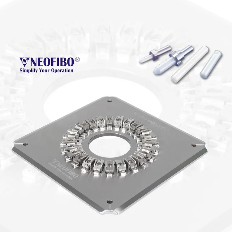Neofibo SC-UPC-24SQ fiber polishing plate 2.5mm/pc-48 holder 2.5mm ceramic ferrule fiber optic polishing fixture
Neofibo SC-UPC-24SQ fiber polishing plate 2.5mm/pc-48 holder 2.5mm ceramic ferrule fiber optic polishing fixture