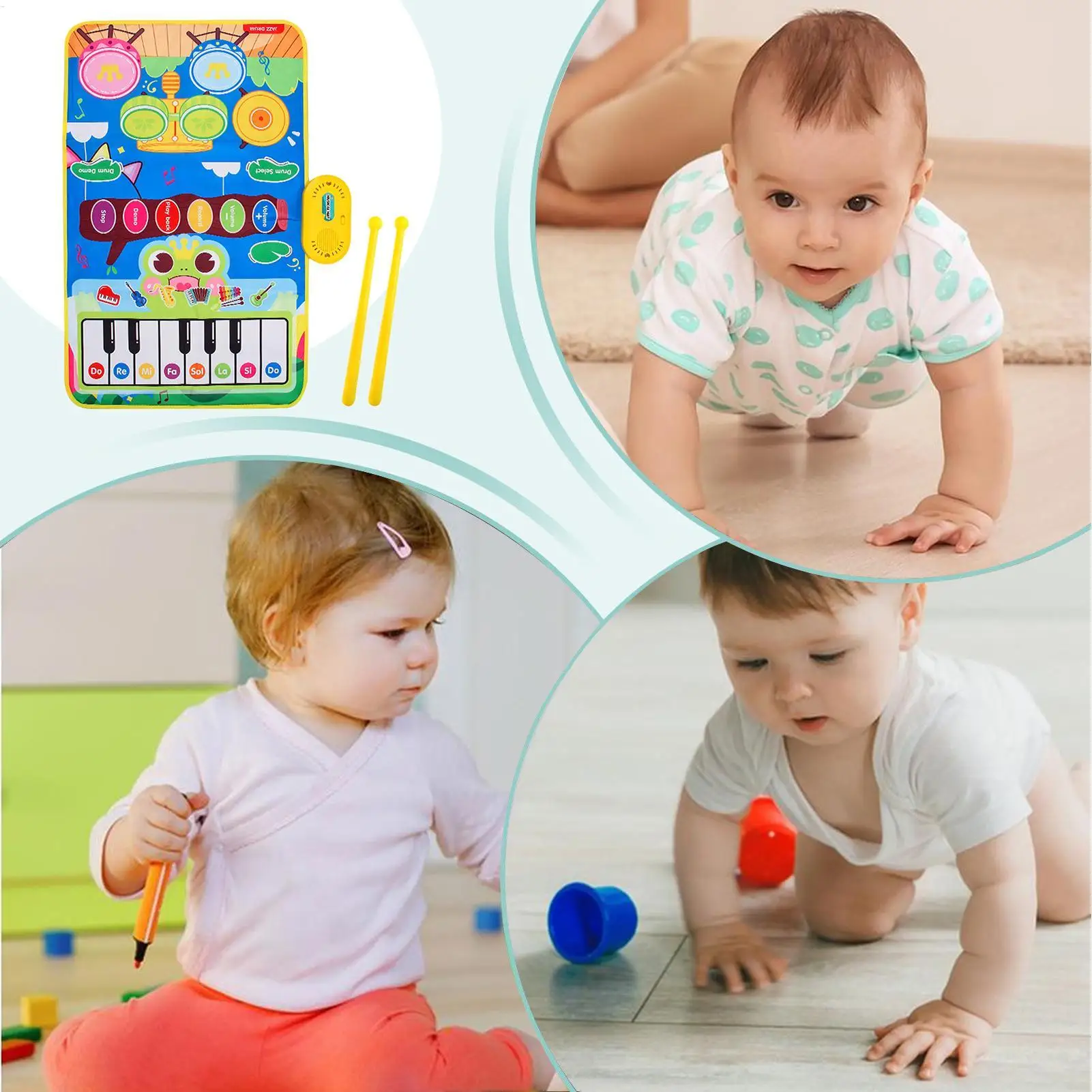 Коврик для игры на фортепиано для детей, раннего образования, джазовый барабан, игрушка для фортепиано, музыкальный образовательный коврик для малышей, дошкольного возраста, для мальчиков и девочек
Коврик для игры на фортепиано для детей, раннего образования, джазовый барабан, игрушка для фортепиано, музыкальный образовательный коврик для малышей, дошкольного возраста, для мальчиков и девочек