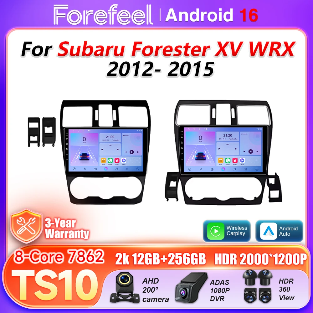 Android 16 Auto Carplay For Subaru Forester XV WRX 2012 2013 2014 2015 Car Radio BT 5G Video Multimedia Player GPS DSP Stereo
Android 16 Auto Carplay For Subaru Forester XV WRX 2012 2013 2014 2015 Car Radio BT 5G Video Multimedia Player GPS DSP Stereo