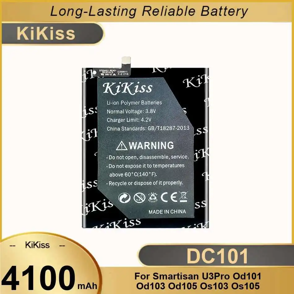 Для Smartisan U3pro OD101 OD103 OD105 OS103 OS105 Легкий высокоэффективный аккумулятор для мобильного телефона 4100 мАч DC101
Для Smartisan U3pro OD101 OD103 OD105 OS103 OS105 Легкий высокоэффективный аккумулятор для мобильного телефона 4100 мАч DC101