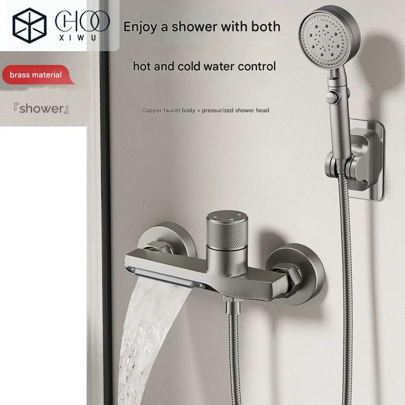 Chrome Brass Basin Faucets Wall Mounted Hot Cold Water Dual Spout Mixer Tap For Bathroom Splitter Bath Shower Basin
Chrome Brass Basin Faucets Wall Mounted Hot Cold Water Dual Spout Mixer Tap For Bathroom Splitter Bath Shower Basin