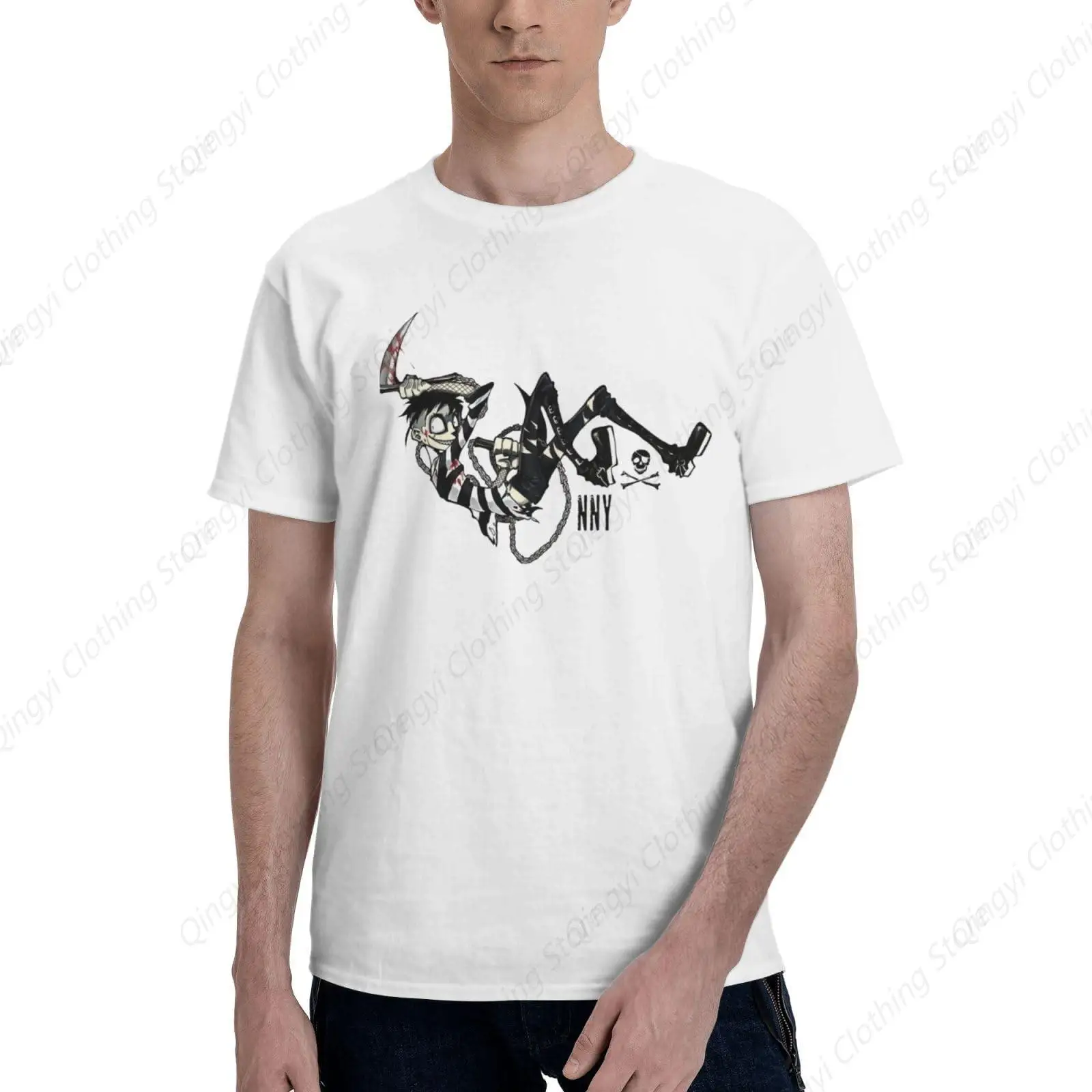 Beautiful Teen Men's T Shirts 3D Printing Elastic Round Neck Short Sleeve Johnny and The Homicidal Theme Maniac Shirt
Beautiful Teen Men's T Shirts 3D Printing Elastic Round Neck Short Sleeve Johnny and The Homicidal Theme Maniac Shirt