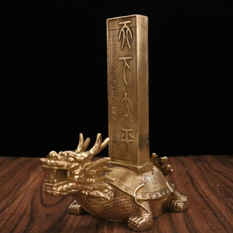 Antique Copper Stone Gandang Ornament Taishan Bi Xi Tuo Monument Dragon Turtle Office Desktop Decoration
Antique Copper Stone Gandang Ornament Taishan Bi Xi Tuo Monument Dragon Turtle Office Desktop Decoration