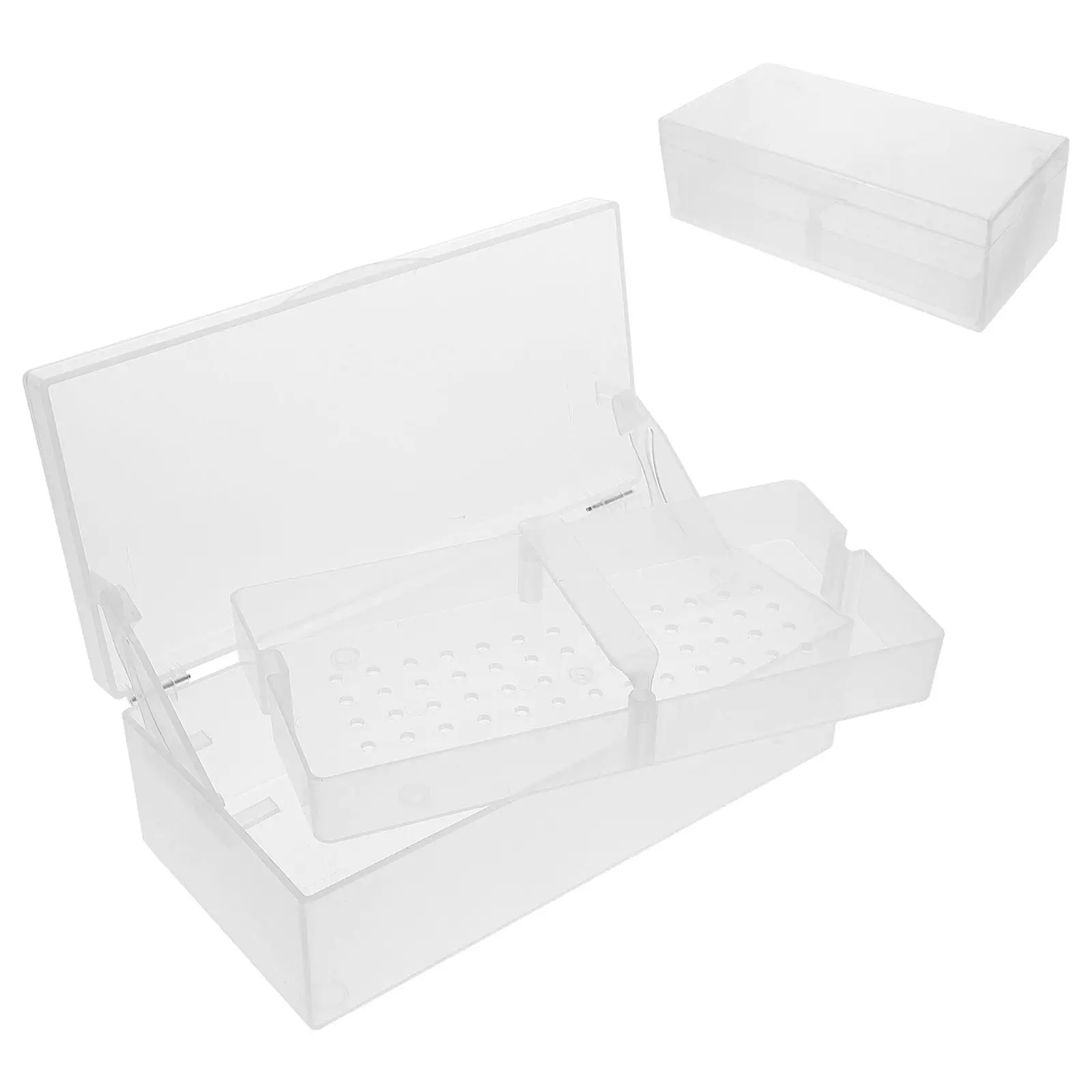 Clear Plastic Nail Tools Cleaner Box Double Layer Reusable Storage Case Manicure Nail Art Soaking Tray Organizer for Nails
Clear Plastic Nail Tools Cleaner Box Double Layer Reusable Storage Case Manicure Nail Art Soaking Tray Organizer for Nails