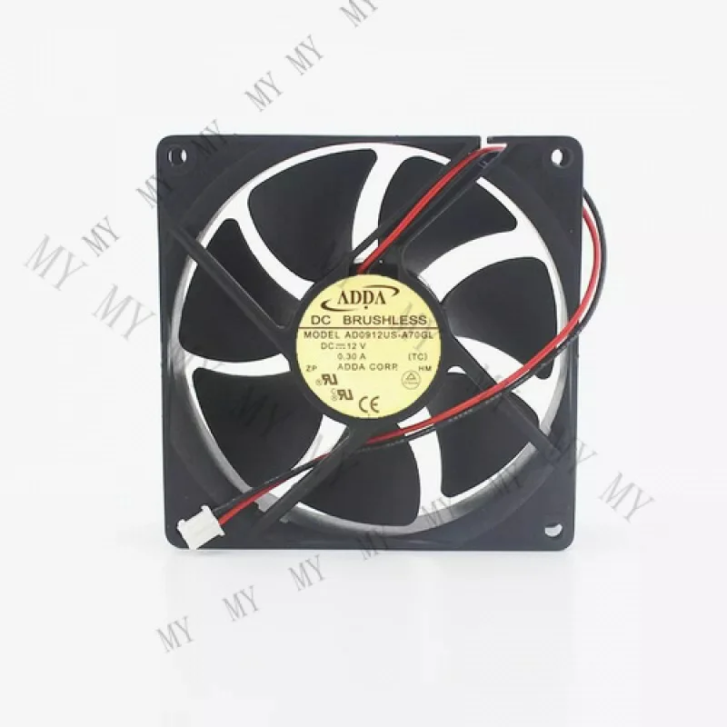 TT FOR ADDA AD0912US-A70GL DC12V 0.30A 9CM 9025 2-Wire Case Cooling Fan
TT FOR ADDA AD0912US-A70GL DC12V 0.30A 9CM 9025 2-Wire Case Cooling Fan