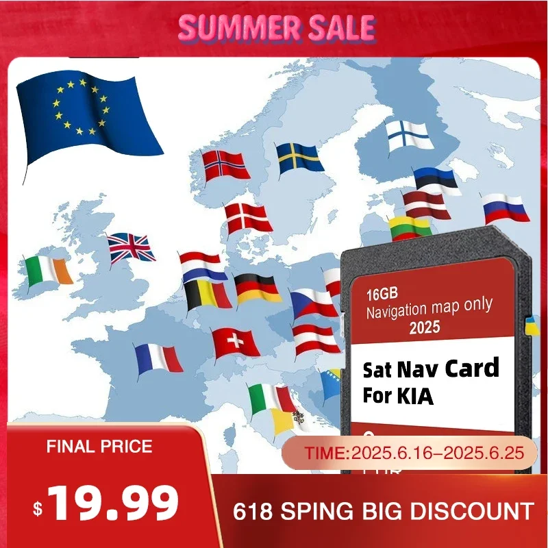 Система Sat Nav Navigation GEN2, SD-карта GPS для KIA Compact 2.X Venga/Ceed/Sportage/Rio/Picanto/Optima/Sorento Car Europe Map
Система Sat Nav Navigation GEN2, SD-карта GPS для KIA Compact 2.X Venga/Ceed/Sportage/Rio/Picanto/Optima/Sorento Car Europe Map