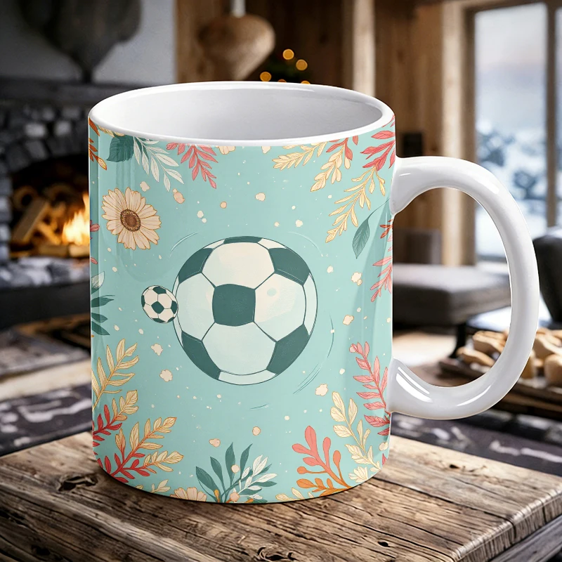 Soccer Ball in Floral Wonderland Mug Coffee Cup Ceramic Cup with a bottle opener function of 2026 Major Football Event
Soccer Ball in Floral Wonderland Mug Coffee Cup Ceramic Cup with a bottle opener function of 2026 Major Football Event