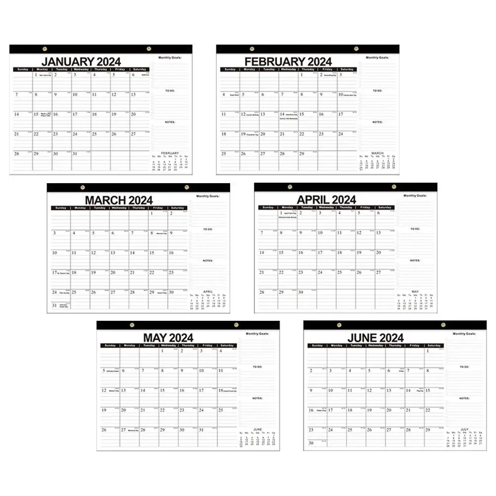 Sturdy Paper Wall Calendar Monthly Hanging Calendar with Perforated Hanging Holes Clear Printed Daily Planner for Home Office
Sturdy Paper Wall Calendar Monthly Hanging Calendar with Perforated Hanging Holes Clear Printed Daily Planner for Home Office