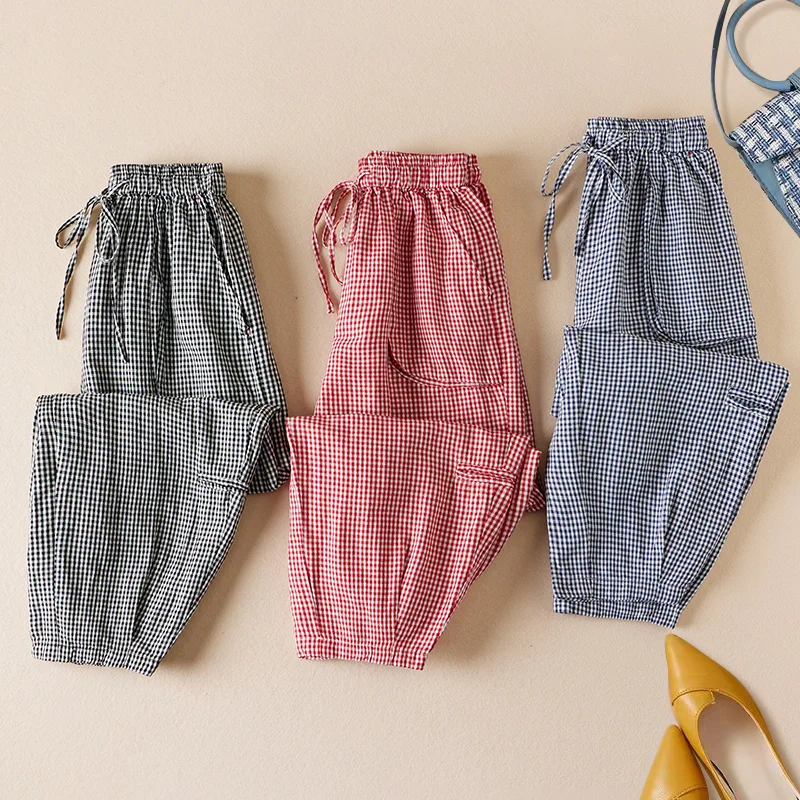Fashionable Wide Leg Pants Women's Casual Loose Cotton Linen Trousers High Waist Pocket Detail Summer New Arrival
Fashionable Wide Leg Pants Women's Casual Loose Cotton Linen Trousers High Waist Pocket Detail Summer New Arrival