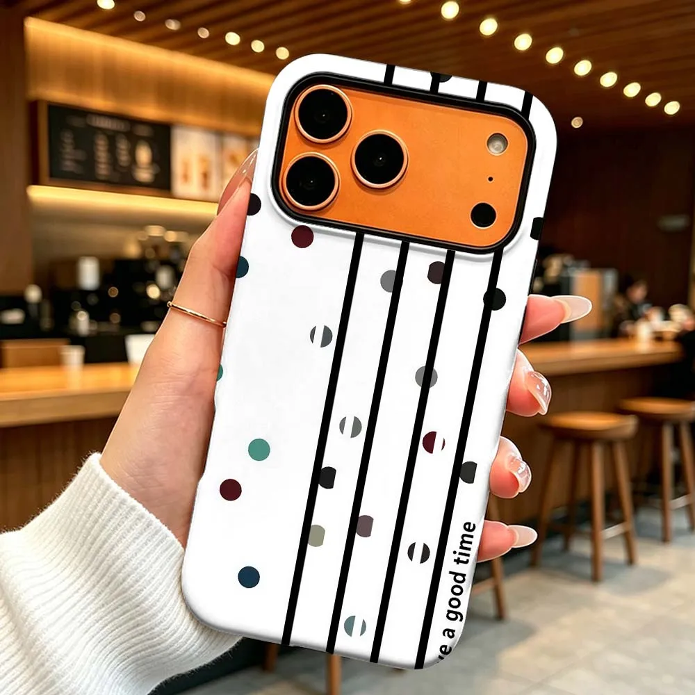 Line Stripe Dot Bow For iPhone 17 Air 16 16e 15 14 13 12 11 XS Pro Max Plus 2-in-1 Film Anti-Drop Hard Funda Phone Case
Line Stripe Dot Bow For iPhone 17 Air 16 16e 15 14 13 12 11 XS Pro Max Plus 2-in-1 Film Anti-Drop Hard Funda Phone Case