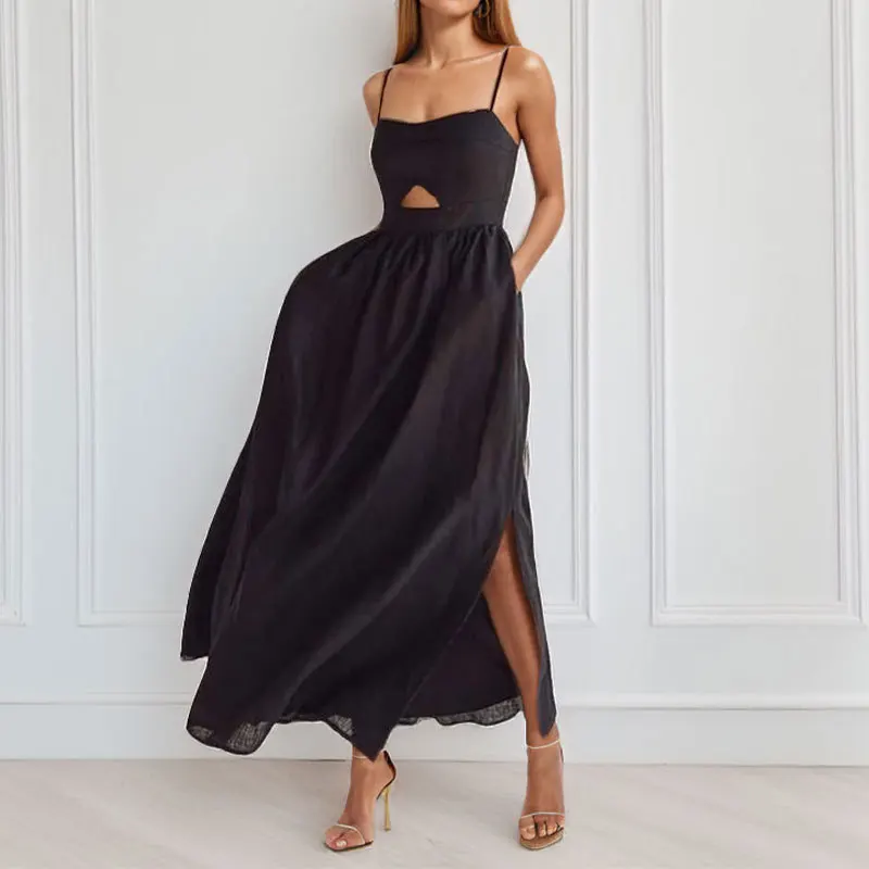 2025 New Women's Clothing Style Sexy Large Swing Dress with Hollowed out Slit Suspender Long Skirt
2025 New Women's Clothing Style Sexy Large Swing Dress with Hollowed out Slit Suspender Long Skirt