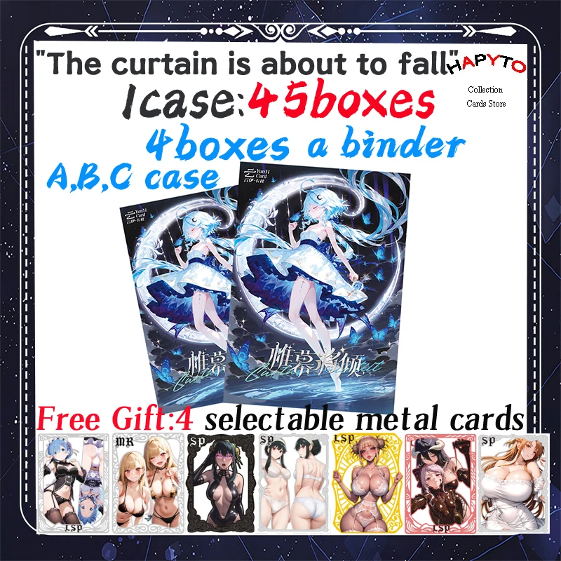 2025 Newest The Curtain Is About To Fall Waifu Boards Goddess Story Collection Card Swimsuit Bikini Booster Box Habbies Gift
2025 Newest The Curtain Is About To Fall Waifu Boards Goddess Story Collection Card Swimsuit Bikini Booster Box Habbies Gift