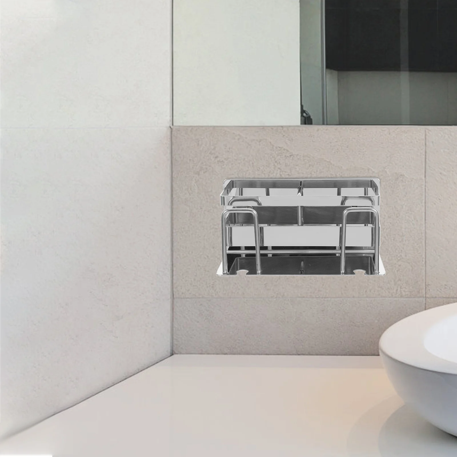 Держатель из нержавеющей стали, аксессуары, многофункциональная подставка для зубной пасты, настенный монтаж, простая стойка, домашний органайзер для ванной комнаты, рабочий стол
Держатель из нержавеющей стали, аксессуары, многофункциональная подставка для зубной пасты, настенный монтаж, простая стойка, домашний органайзер для ванной комнаты, рабочий стол