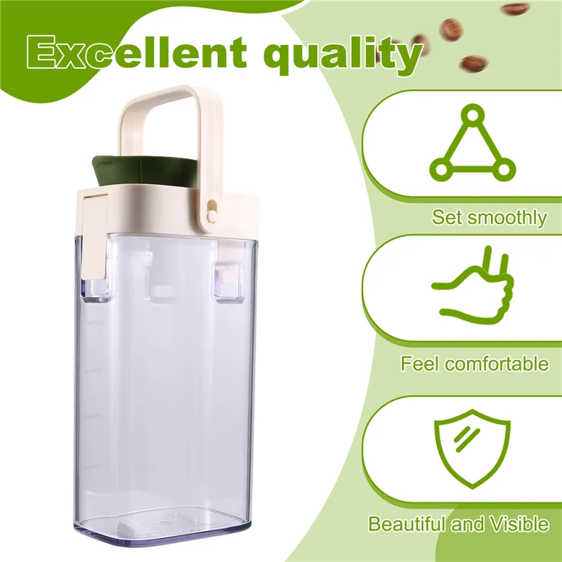 ABAE-Kitchen Essential 1Lcold Brew Coffee Maker Features Heavy Duty Jar With Handle, Leakproof Lid, Ideal For Cold Coffee Brewin
ABAE-Kitchen Essential 1Lcold Brew Coffee Maker Features Heavy Duty Jar With Handle, Leakproof Lid, Ideal For Cold Coffee Brewin