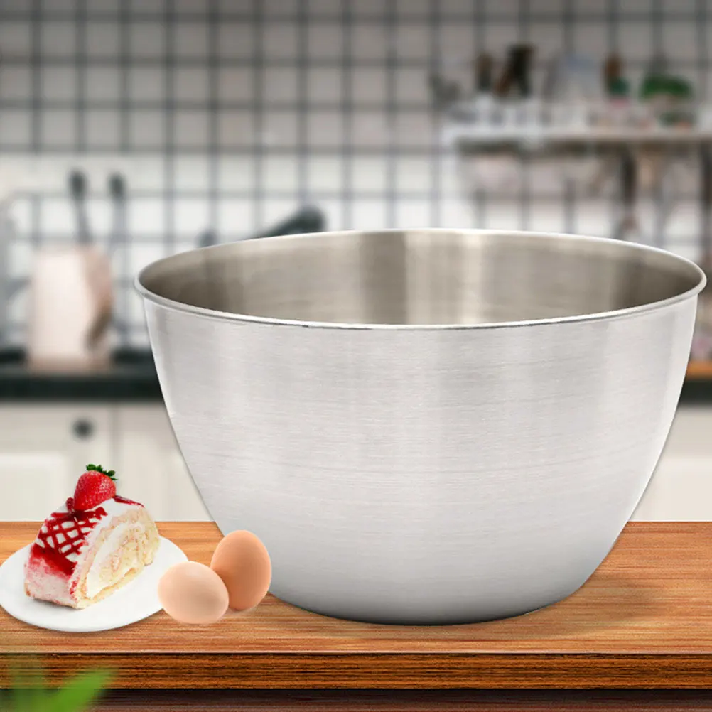 Stainless Steel Mixing Bowls Set Large Metal Kitchen Salad Food Household Noodle Bowl Smooth Surface Portable for Indoor
Stainless Steel Mixing Bowls Set Large Metal Kitchen Salad Food Household Noodle Bowl Smooth Surface Portable for Indoor