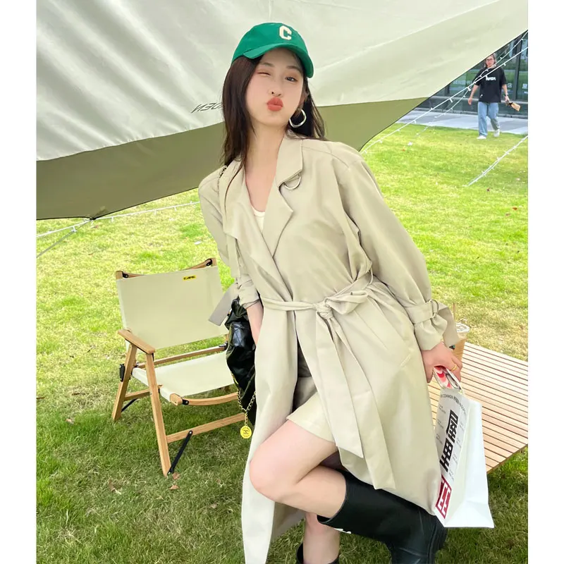 Ele Briti Sle Women's Coat Long Sve Midi Length Spring New Arrival High End Faion Outerwear by
Ele Briti Sle Women's Coat Long Sve Midi Length Spring New Arrival High End Faion Outerwear by