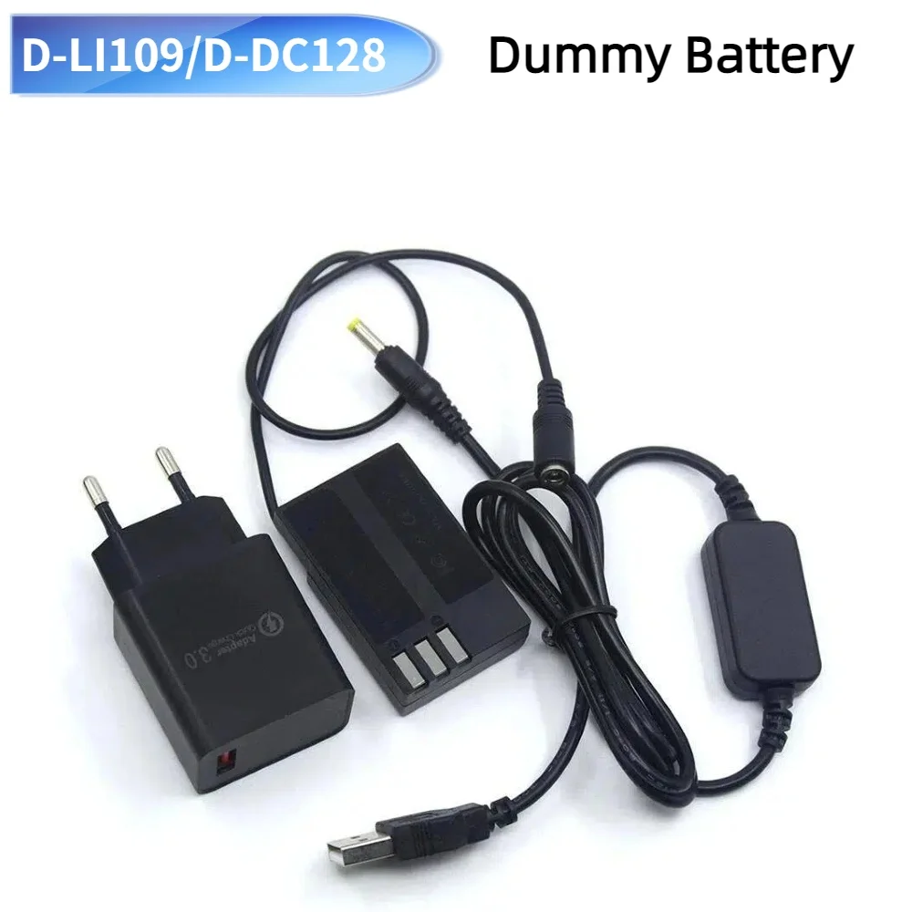 Usb To Dc Cable Qc Charger 3.0 D-Dc128 Coupler D-Li109 Dummy Battery Adapter Kit For Pentax K-70 K-50 K-30 K-R K2 Ks1 Ks2 Camera
Usb To Dc Cable Qc Charger 3.0 D-Dc128 Coupler D-Li109 Dummy Battery Adapter Kit For Pentax K-70 K-50 K-30 K-R K2 Ks1 Ks2 Camera