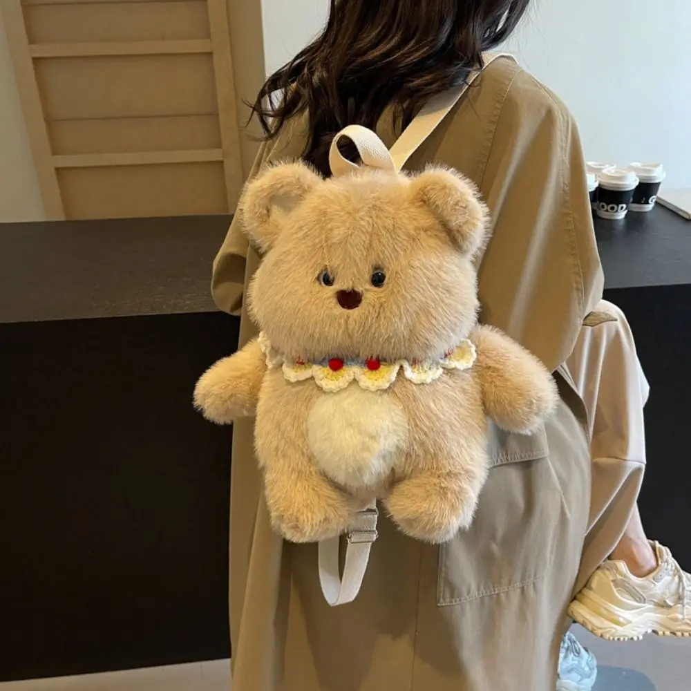 Adjustable Straps Milk Tea Bear Plush Backpack Korean Style Brown Bear Plush Doll Backpack Furry Large Capacity
Adjustable Straps Milk Tea Bear Plush Backpack Korean Style Brown Bear Plush Doll Backpack Furry Large Capacity
