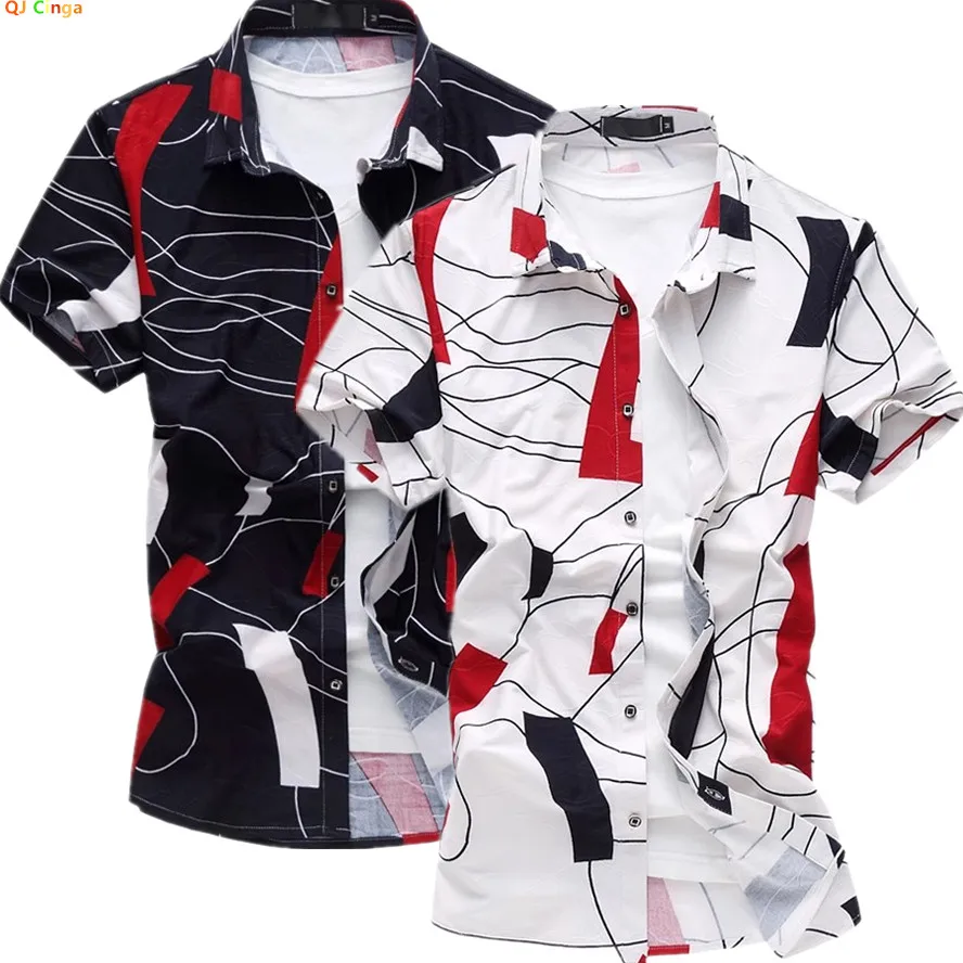 Мужская летняя рубашка 2026 года, белая, эластичная, с коротким рукавом, темно-синяя однобортная рубашка с воротником, топ для пляжного отдыха, азиатский размер
Мужская летняя рубашка 2026 года, белая, эластичная, с коротким рукавом, темно-синяя однобортная рубашка с воротником, топ для пляжного отдыха, азиатский размер
