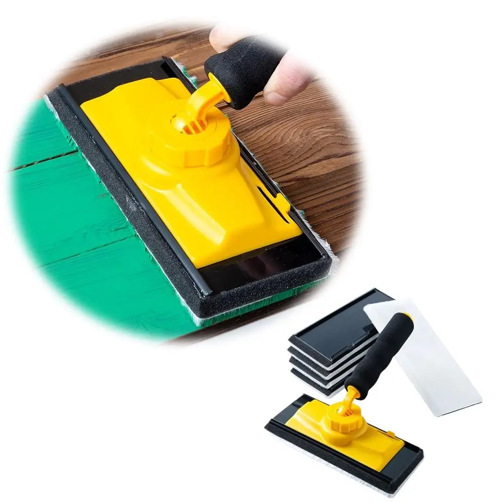 Trimming Tool 9 Inch Paint Edger Precision 360° Rotatable Paint Brush Ergonomic Handle Edge Cutting Trim Tool Wall Painting
Trimming Tool 9 Inch Paint Edger Precision 360° Rotatable Paint Brush Ergonomic Handle Edge Cutting Trim Tool Wall Painting
