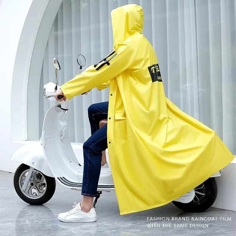 Black Fashion Adult Waterproof Long Raincoat Women Men Rain Coat Hiking Travel Fishing Outdoor Hooded Rain Poncho Rain Jacket
Black Fashion Adult Waterproof Long Raincoat Women Men Rain Coat Hiking Travel Fishing Outdoor Hooded Rain Poncho Rain Jacket