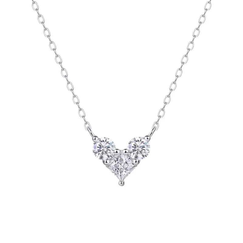 Ts 925 Sterling Silver Moissanite Necklace for Women Heart Pendant Necklace 18k White Gold Plated D Color Moissanite Fine Jewelr
Ts 925 Sterling Silver Moissanite Necklace for Women Heart Pendant Necklace 18k White Gold Plated D Color Moissanite Fine Jewelr