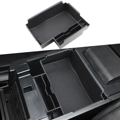 For Ford Explorer 2020 2021 2022 2023 LHD Armrest Box Storage Tray Holder Center Console Plate Organizer Interior Accessories
