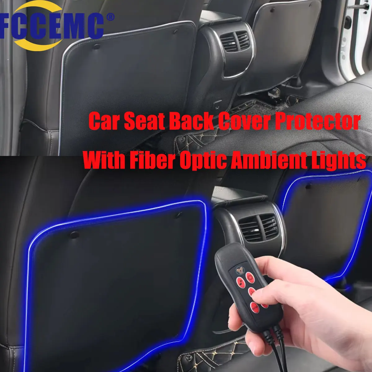 Leather Anti Kick Pad Mat Car Seat Back Cover Protector With USB Ambient Light Voice Control Auto Atmosphere Decorative Lamp
Leather Anti Kick Pad Mat Car Seat Back Cover Protector With USB Ambient Light Voice Control Auto Atmosphere Decorative Lamp