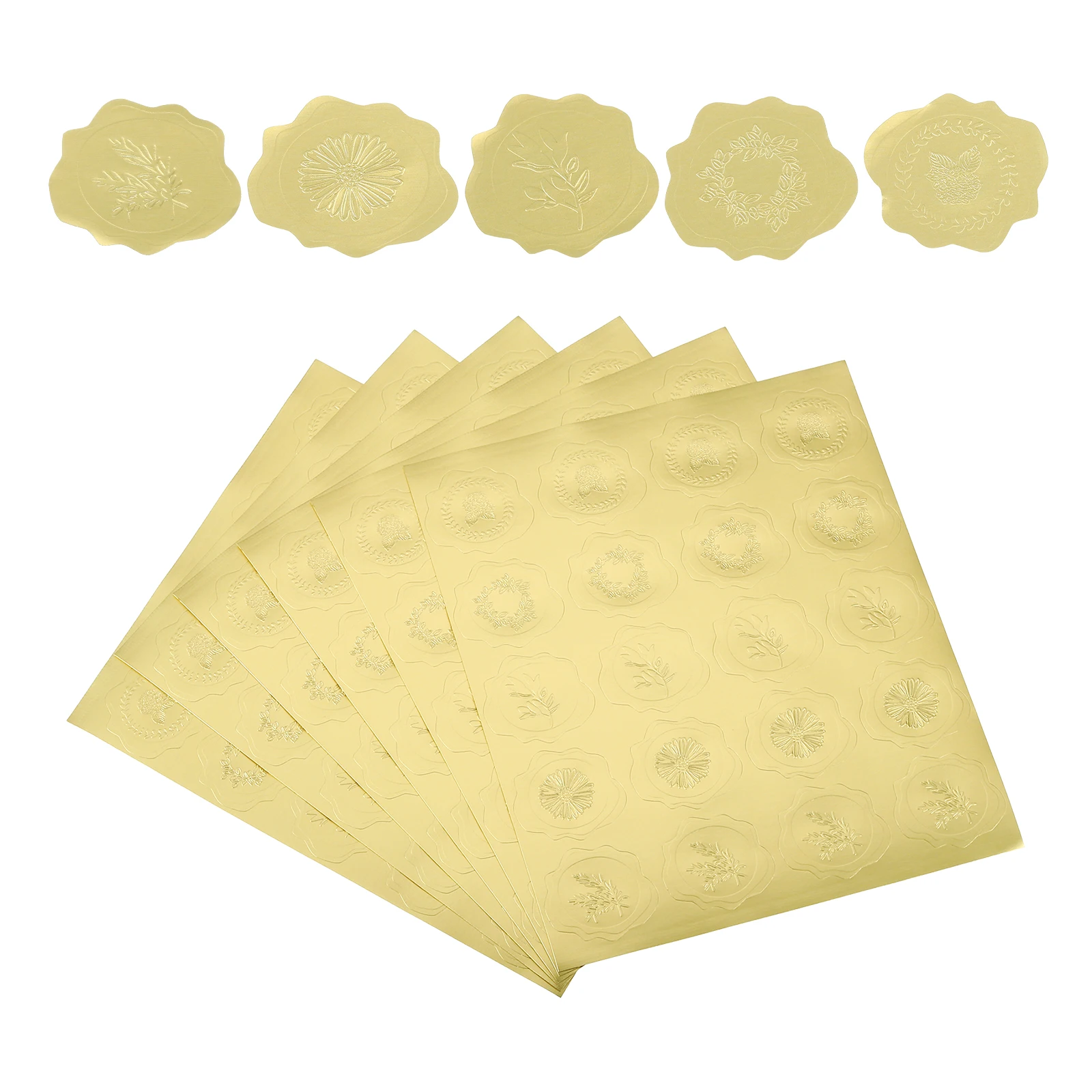 200-500Pcs Embossed Wax Seal Stickers Stationery Envelope Sealing Sticky Label Tags Self Adhesive Sticker for Invitation Cards
200-500Pcs Embossed Wax Seal Stickers Stationery Envelope Sealing Sticky Label Tags Self Adhesive Sticker for Invitation Cards