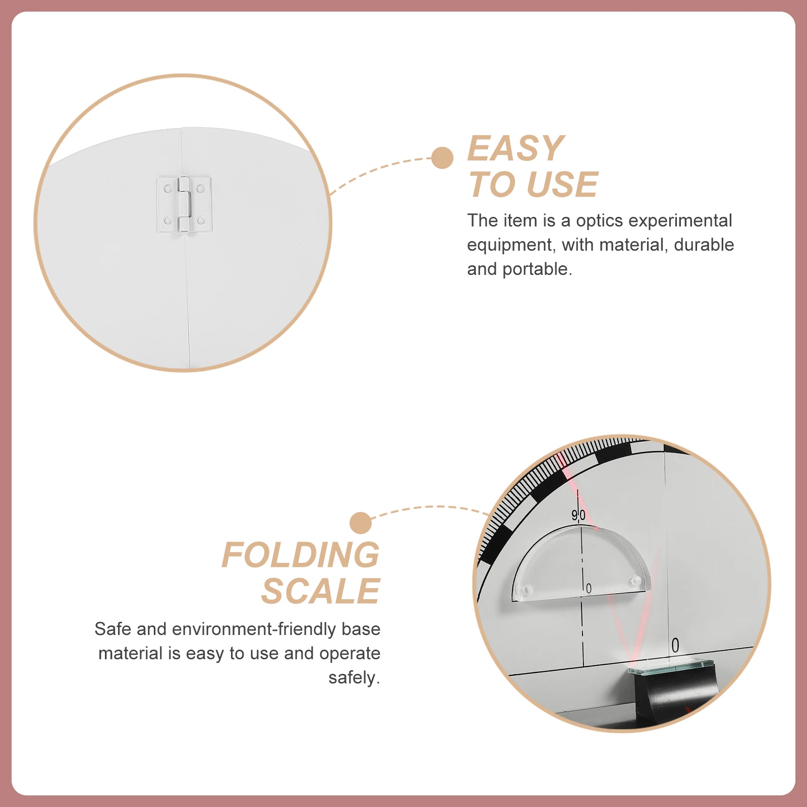 Reflection Refraction Demonstrator Plastic Kit Student Tape Measure Lab Equipment Premium Material Practical Safe
Reflection Refraction Demonstrator Plastic Kit Student Tape Measure Lab Equipment Premium Material Practical Safe