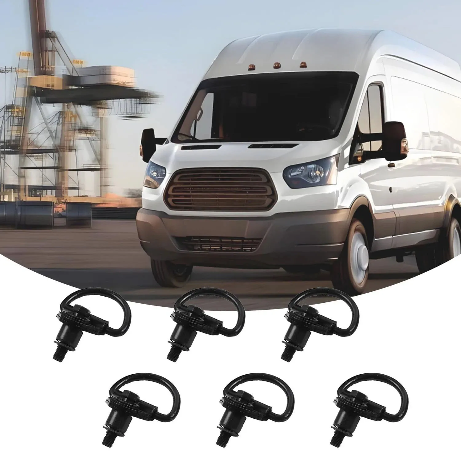 Cargo Vans Tie Down Hook For Ford Transit 150 250 350 2015 2016 2017 2018 2019 2020 2021 2022 2023 2024 BK21V550A74AD V550A74-AD
Cargo Vans Tie Down Hook For Ford Transit 150 250 350 2015 2016 2017 2018 2019 2020 2021 2022 2023 2024 BK21V550A74AD V550A74-AD