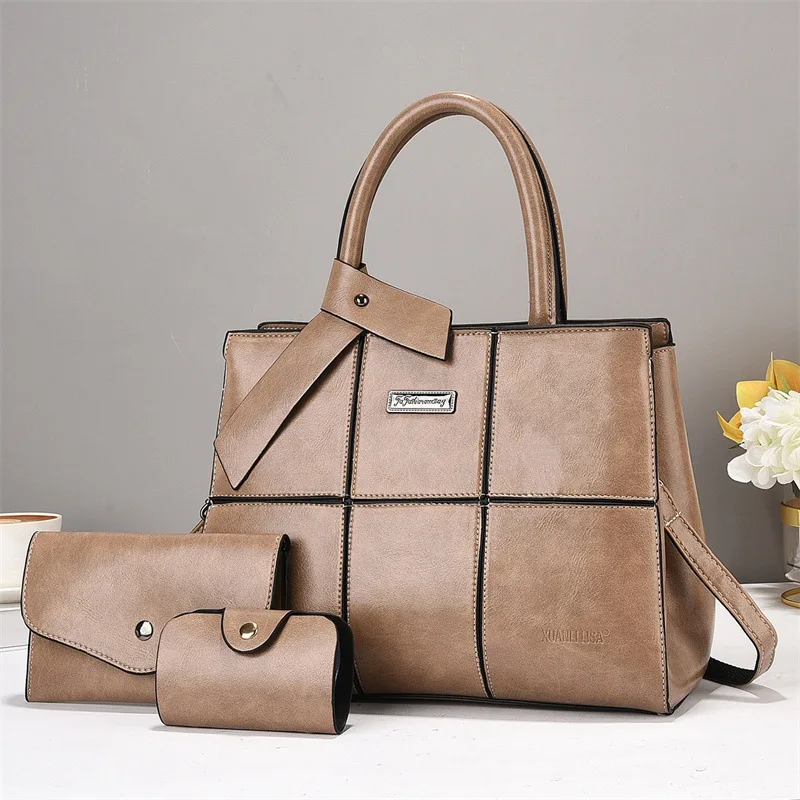 Women's 2-Piece Patchwork Bag Set - Trendy Chic Crossbody, Shoulder & Handheld Bag with Luxe Vibe
Women's 2-Piece Patchwork Bag Set - Trendy Chic Crossbody, Shoulder & Handheld Bag with Luxe Vibe