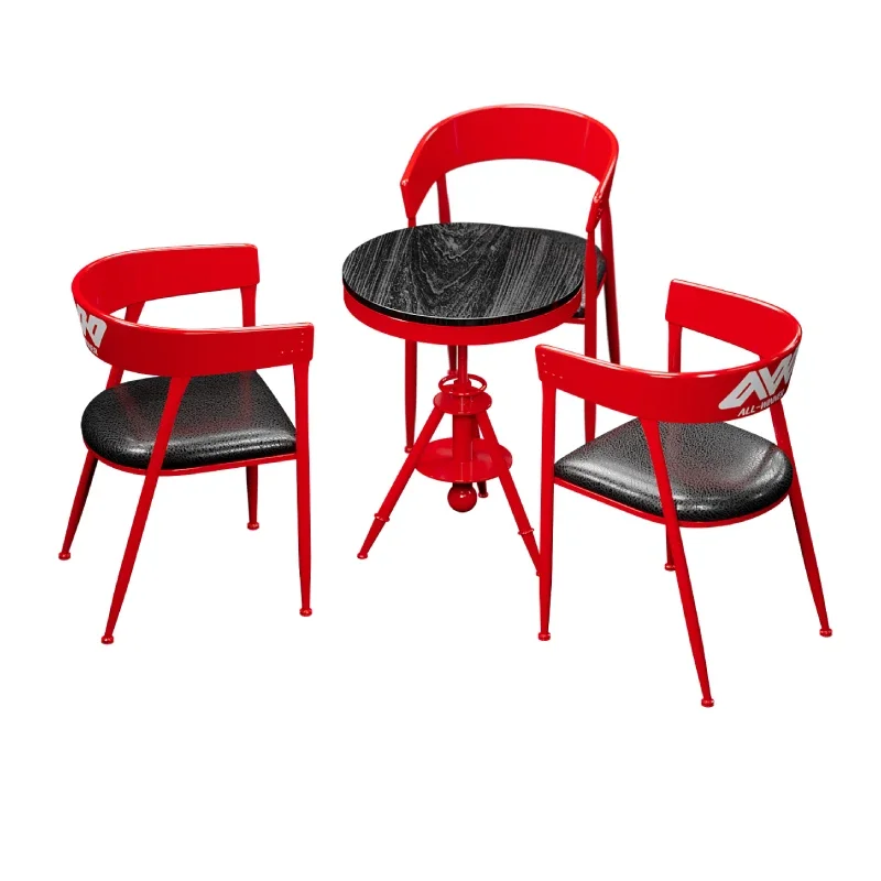 Industrial style barbecue milk tea shop table and chair combination cafe lift chair bar lounge area negotiation table catering f
Industrial style barbecue milk tea shop table and chair combination cafe lift chair bar lounge area negotiation table catering f