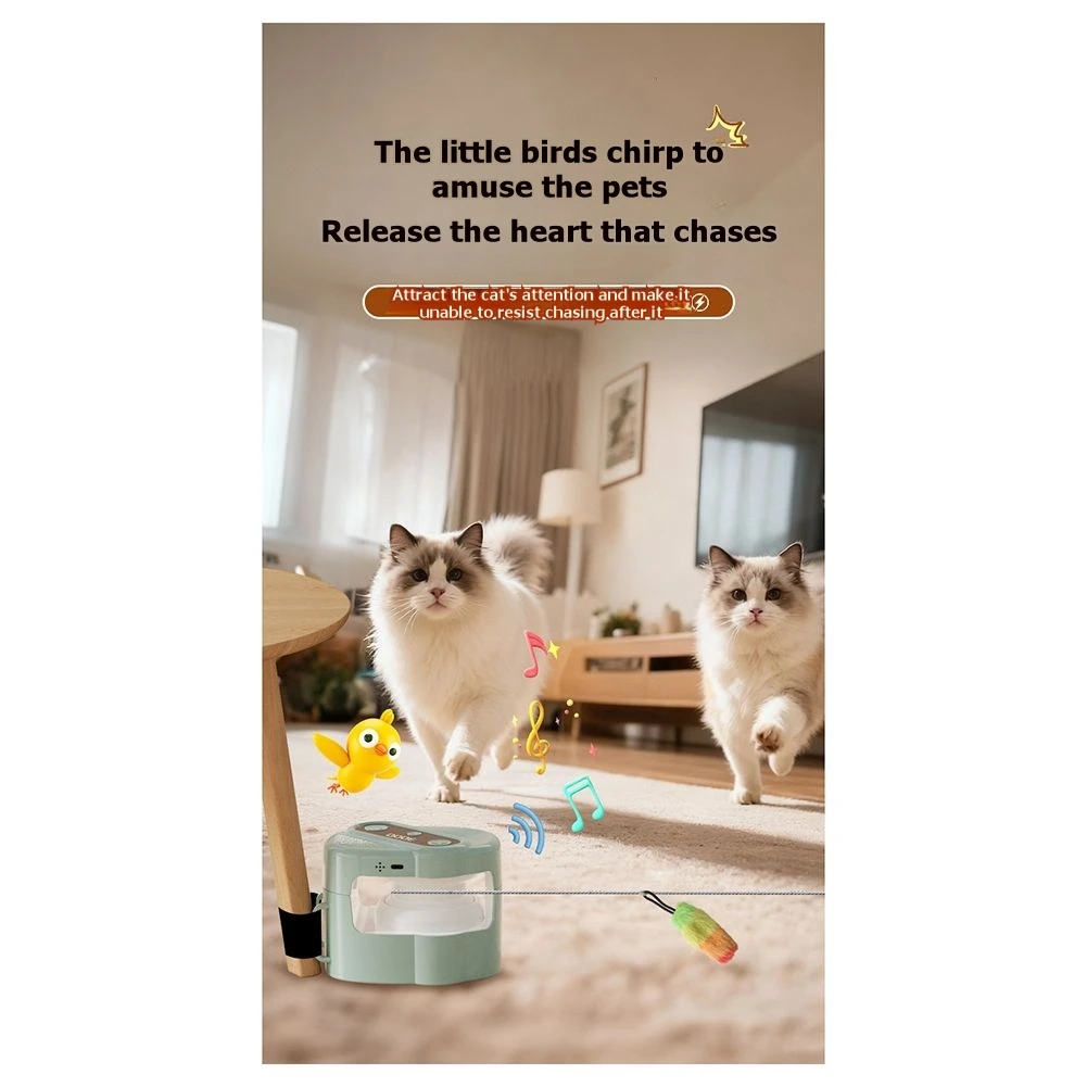 IALJ-Automatic Moving Cat Indoor Interactive Smart Exercise Multiple Layout Games For Kittens& Adult Cats
IALJ-Automatic Moving Cat Indoor Interactive Smart Exercise Multiple Layout Games For Kittens& Adult Cats
