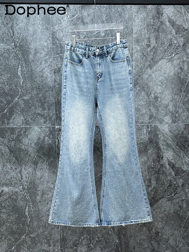High-end Hot Diamond Design Micro-flared Pants Men's 2025 Summer New Fashion Trend Versatile Denim Pants Pocket Decorative Jeans
High-end Hot Diamond Design Micro-flared Pants Men's 2025 Summer New Fashion Trend Versatile Denim Pants Pocket Decorative Jeans