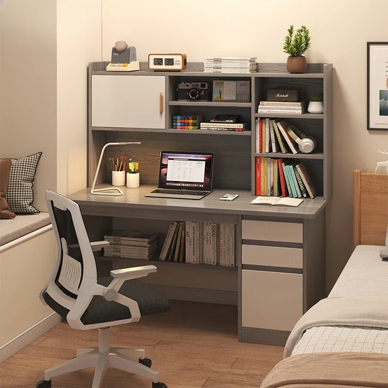 Desk bookcase simple desktop learning writing desk and chair combination simple computer desk
Desk bookcase simple desktop learning writing desk and chair combination simple computer desk