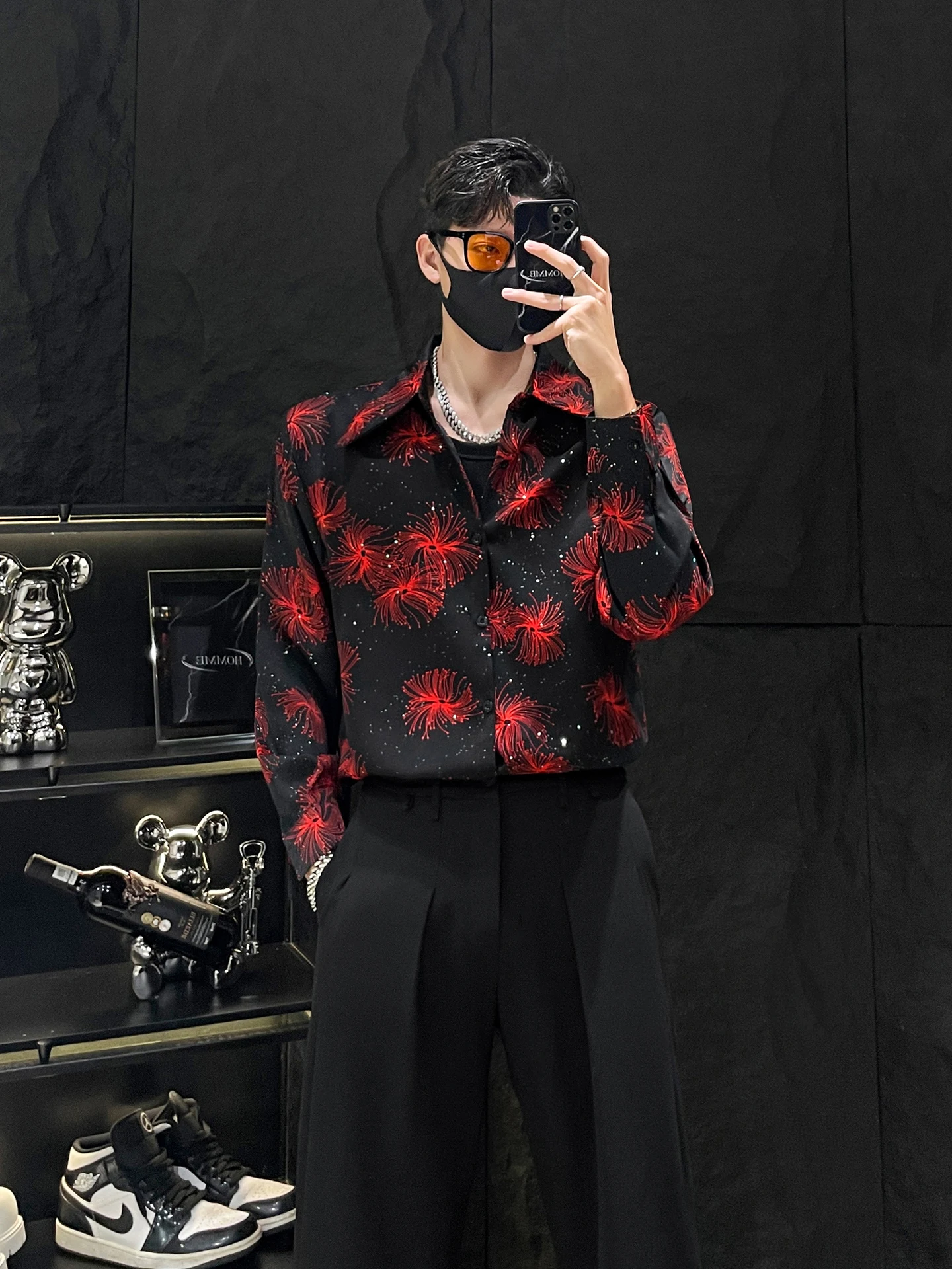 HOMME Advanced Loose Long Sve Мужские irt Фейерверк с принтом и подкладкой без железа Ice Sensation Молодежный Sle Four Seasons
HOMME Advanced Loose Long Sve Мужские irt Фейерверк с принтом и подкладкой без железа Ice Sensation Молодежный Sle Four Seasons