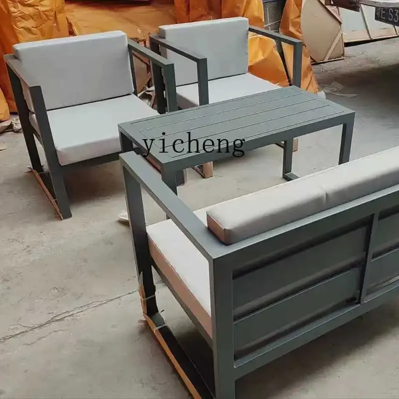 Leisure Combination Aluminum Alloy Waterproof Sunproof Coffee Table Long Chair Cushion for Homestay Outdoor Display
Leisure Combination Aluminum Alloy Waterproof Sunproof Coffee Table Long Chair Cushion for Homestay Outdoor Display