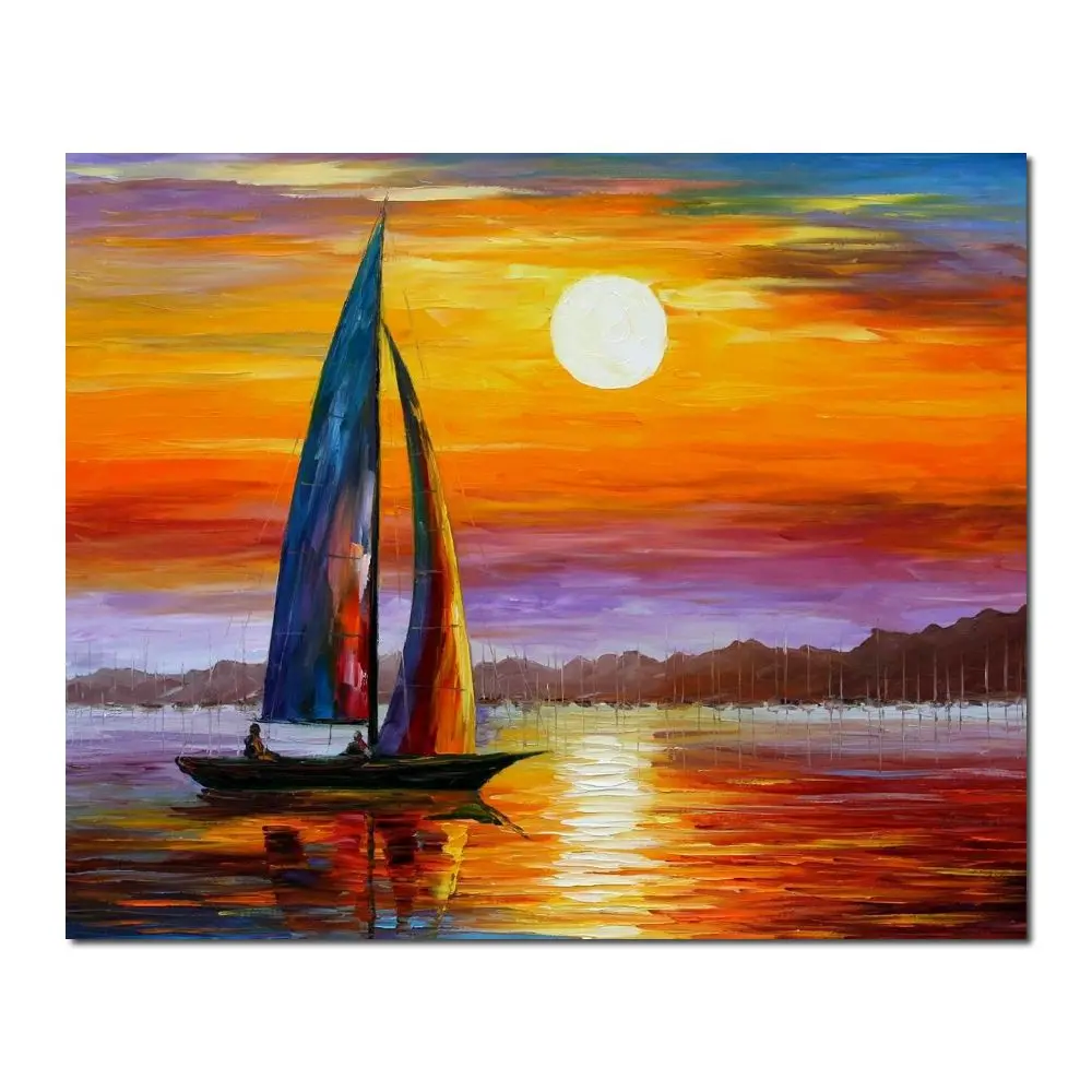Современная картина маслом Морской пейзаж Золотой закат ручная работа на холсте абстрактный пейзаж гостиная домашний декор текстурированная 
Современная картина маслом Морской пейзаж Золотой закат ручная работа на холсте абстрактный пейзаж гостиная домашний декор текстурированная