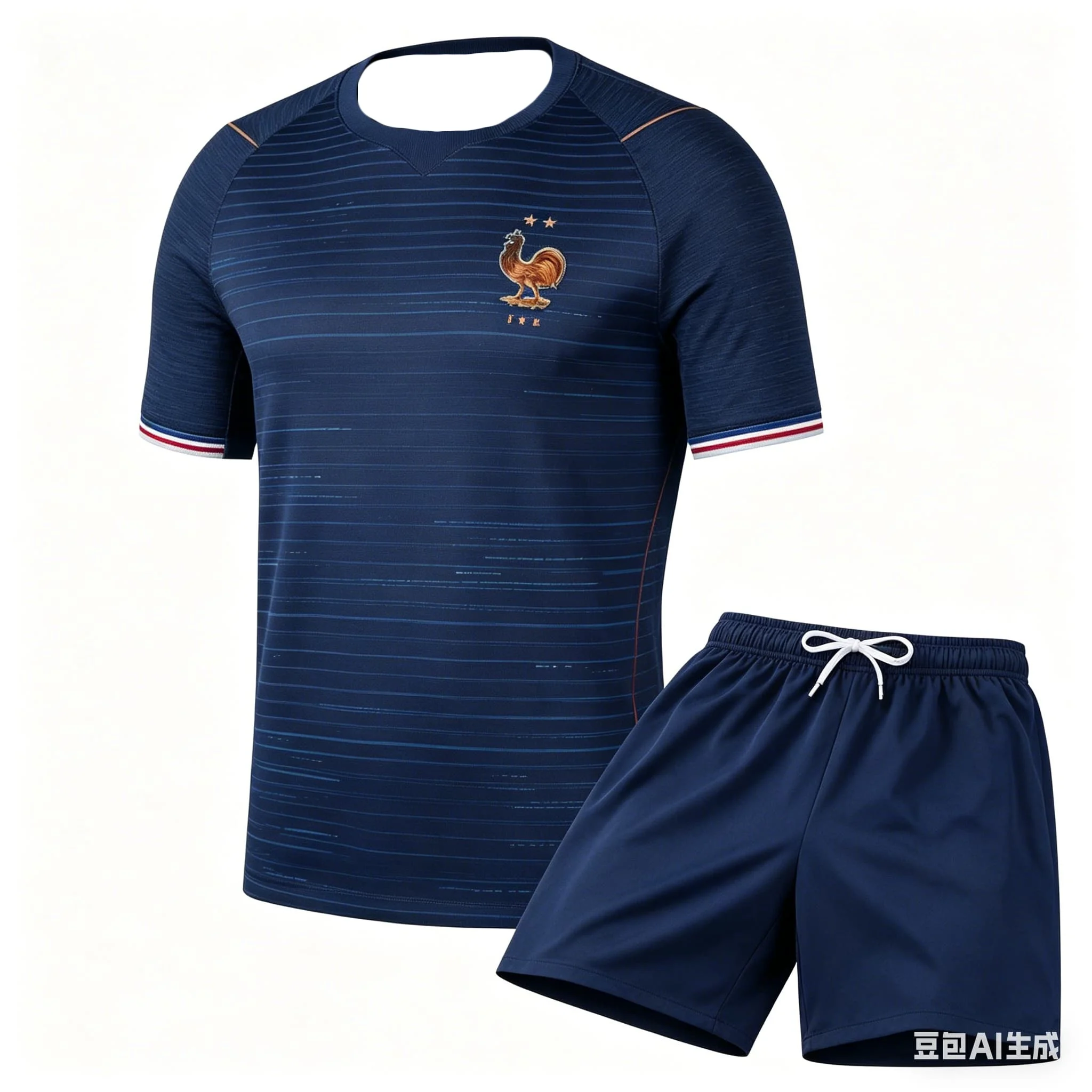 2026 New Men's T-Shirt Set - French National Team Jersey - Summer Training Wear - Adult Sports Top - Shorts
2026 New Men's T-Shirt Set - French National Team Jersey - Summer Training Wear - Adult Sports Top - Shorts