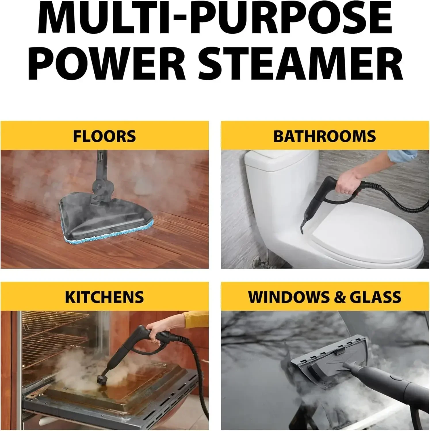 Spraytech C900134 925e Elite Steamer Multi-Purpose Mop with 20 Accessories for Chemical-Free Steam Cleaning, Hardwood F(Hot)
Spraytech C900134 925e Elite Steamer Multi-Purpose Mop with 20 Accessories for Chemical-Free Steam Cleaning, Hardwood F(Hot)