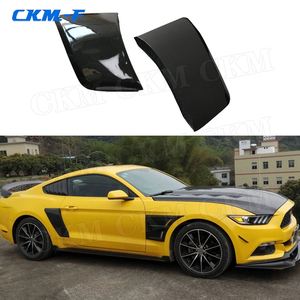 2PCS Carbon Fiber Rear Side Fender Trim Stickers for Ford Mustang Coupe 2-Door 2015 - 2017 Body Kits Accessories
2PCS Carbon Fiber Rear Side Fender Trim Stickers for Ford Mustang Coupe 2-Door 2015 - 2017 Body Kits Accessories