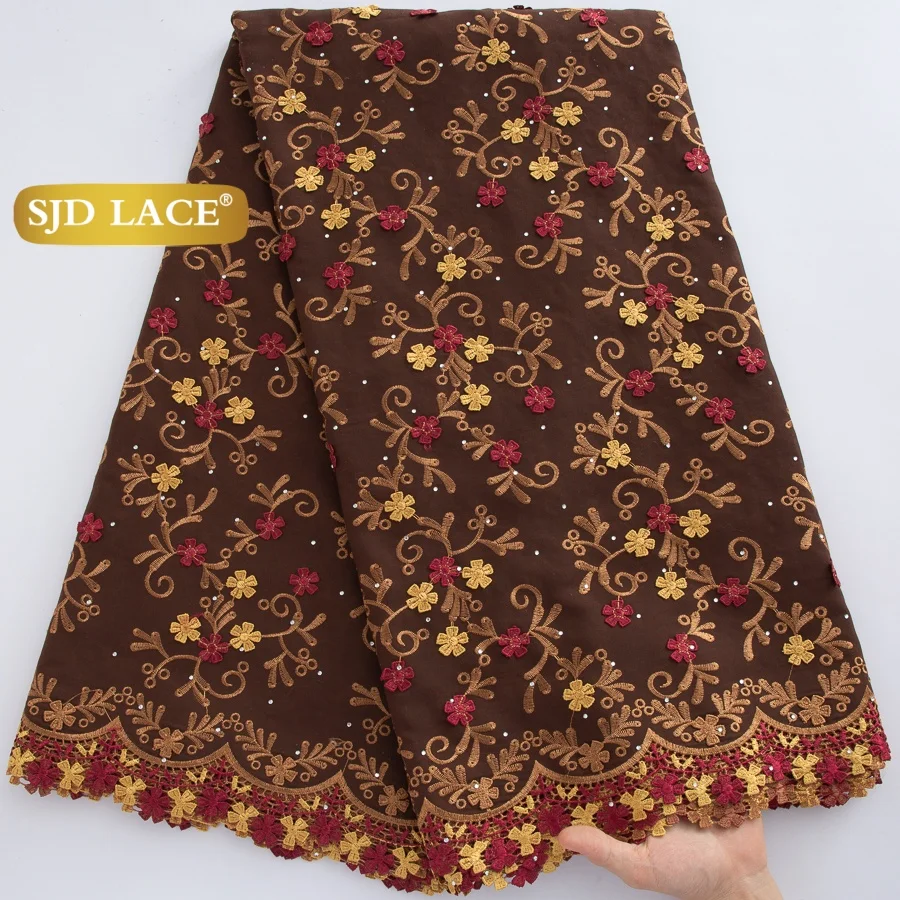 SJD LACE African Swiss Voile Lace Fabric 2026 High Quality 5 Yards Nigerian Cotton Lace Lace for Sewing Women Party Wedding 486
SJD LACE African Swiss Voile Lace Fabric 2026 High Quality 5 Yards Nigerian Cotton Lace Lace for Sewing Women Party Wedding 486