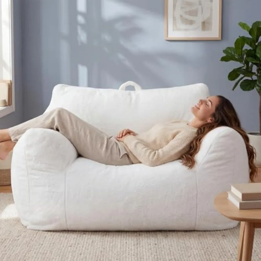Bean Bag Chair Cover Only No Filler for Adults Bean Bag Cover with Armrests and Back Support Stuffed Animal Storage Lazy Sofa C
Bean Bag Chair Cover Only No Filler for Adults Bean Bag Cover with Armrests and Back Support Stuffed Animal Storage Lazy Sofa C