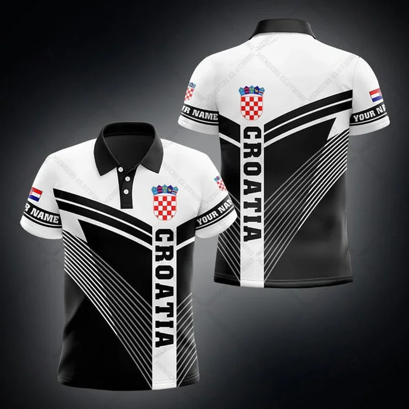Customize Croatia Football Polo Shirts Summer Unisex Casual Streetwear Men's Loose Jersey Oversize Short Sleeve Sportswear
Customize Croatia Football Polo Shirts Summer Unisex Casual Streetwear Men's Loose Jersey Oversize Short Sleeve Sportswear